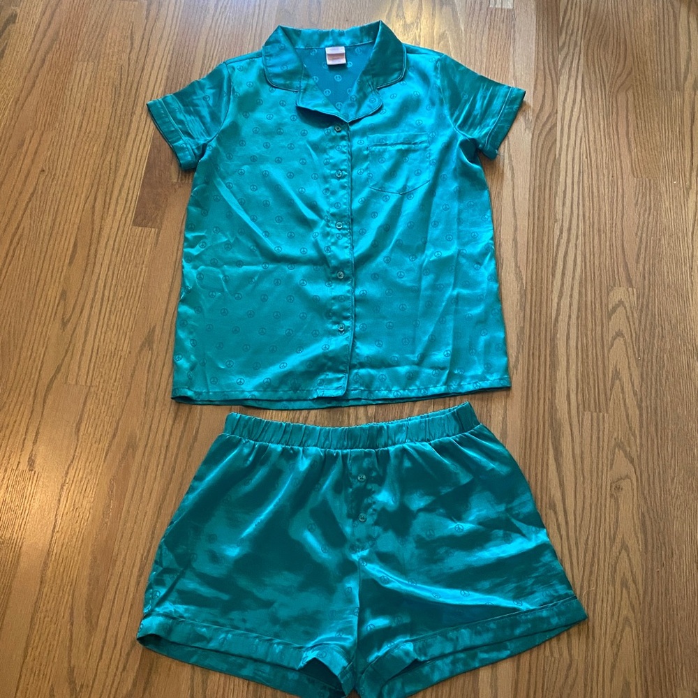 More Than Magic emerald green Sleepwear Set, girls 14-16 (XL)